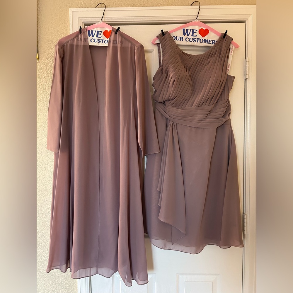 J.J HOUSE DRESS WITH 2 SHAWLS